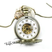 12pcs Vintage Professional Mechanical Watches Wholesale Pocket Watch Necklace