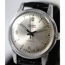1958 Gruen Precision Men's Watch **Original Mint Dial**