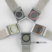 2012 Avant Special Square Case S/steel Quartz Wrist Watch For Ladies Girls Gift