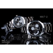 5pcs Nary Nairui Watch New Brand Silver Luxury Watch Men Fashion Wri