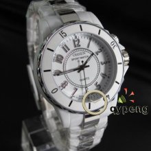7 Color Led Light Waterproof Mens/lady White Quartz Sport Wrist Watch