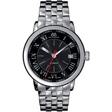 88 RUE DU RHONE Automatic Watch with Black Dial (Model: 87WA120034)
