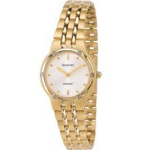 Accurist Ladies Diamond Set Analogue Watch With Bracelet Strap Lb1850