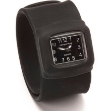 Addison Ross Unisex Quartz Watch With Black Dial Analogue Display And Black Silicone Strap Wa0040