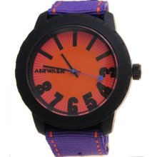 Airwalk Aww-Fakie-Pu Unisex Aww-Fakie-Pu Fakie Classic Analog Canvas Band Watch