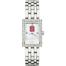 Alluring Ladies North Carolina State University Watch in Stainless Steel