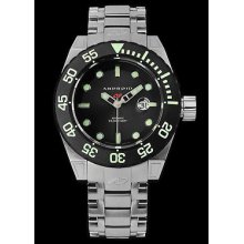 Android Silverjet 3g Automatic Brushed Stainless Steel Bracelet Watch