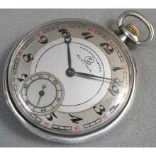Antique Election Chronometer High Grade Vintage Pocket Watch Stunning Dial