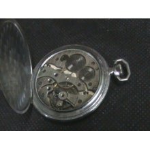 Antique Movement Pocket Watch For Repair Or Parts Dyper