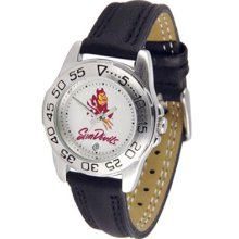 Arizona State Sun Devils ASU Womens Leather Wrist Watch