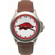 Arkansas Razorbacks Rookie Leather Watch - Clearance