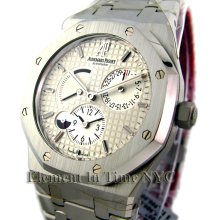 Audemars Piguet Royal Oak Dual Time Power Reserve Silver Dial