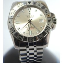 Authentic Men's Tudor Sport 20020 Carbon Dial Automatic Date Watch