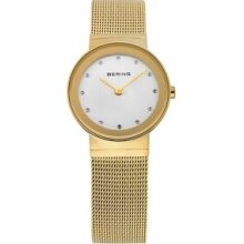 Bering Ladies Classic Gold Plated Watch 10126-334