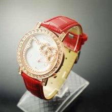 Big Dial Lovely Hellokitty Girls Ladies Wrist Watch Quartz Fashion Nice