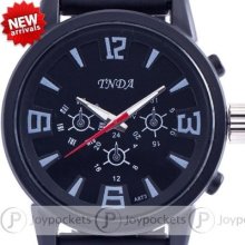 Big Sale Stylish Men's Clock Army Polit Sports Quartz Rubber Analog Wrist Watch