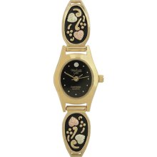Black Hills Gold by Coleman Ladies Antiqued Black Coated Watch