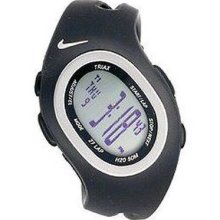 Black Nike Unisex Triax S 27 Chronograph Alarm Watch Wr0065-001