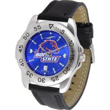 Boise State Broncos Sport AnoChrome Mens Watch with Leather Band ...