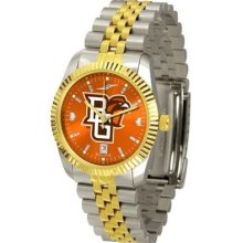 Bowling Green State Falcons Men's Stainless Steel Alumni Dress Watch