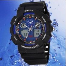 Brand Blue Chronograph Army Digital Atm Mens Boys Womens Sport Hot Watch Ff1