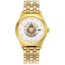 Bulova Men's Gold Tone Past Master Masonic Watch
