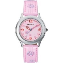 Cannibal Girl's Quartz Watch With Pink Dial Analogue Display And Pink Plastic Or Pu Strap Ck122-14