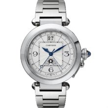 Cartier Men's Pasha Silver Dial Watch W31093M7