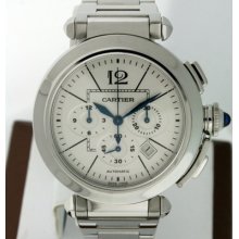 Cartier Pasha Chronograph With Date $12,900.00 Men's Automatic 42mm Watch.