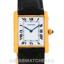 Cartier Tank Vintage 18k Yellow Gold Ultra Thin Mechanical Watch