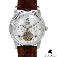 CARUCCI CA2119WH-BR Automatic Movement Men's Watch