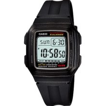 Casio Digital Illuminator 2 Time Zones 10 Year Battery Watch F-201wa-1a