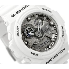 Casio G-shock, Analog Digital, Magnetic Resistant, Ga300 Ga-300-7a, White