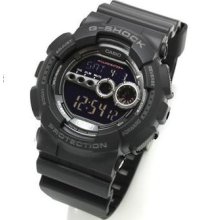 Casio G-shock Gd100-1b Gd-100-1b Black Resin Digital Military X-large Mens Watch