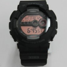 Casio G-shock Gd100ms-1 Black Limited Edition Mens Digital Watch