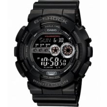 Casio G-Shock Mens World Time Alarm Watch GD-100-1B GD100