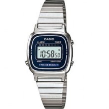 Casio Ladies Digital Classic Watch La670wa-2 Silver Watch