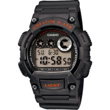 Casio W-735h-8a Mens Sports Vibration Alarm Digital100m Resin Watch W735h-8a
