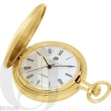 Charles Hubert Gold-plated Hunter Case Mechanical Pocket Watch 3840