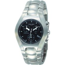 Charles-Hubert- Paris Mens Stainless Steel Chronograph Quartz Watch