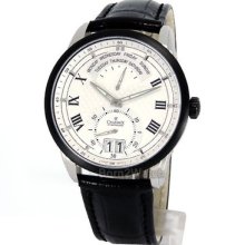 Charmex Of Zermatt Switzerland Retrograde Multifunction Sapphire Leather 2150