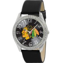 Chicago Black Hawks Glitz Ladies Watch