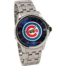 Chicago Cubs Manager Stainless Steel Watch