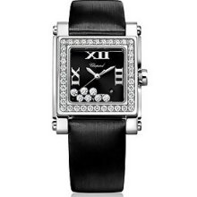 Chopard Happy Sport Square Medium Steel Watch 275321-1004