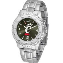 Cincinnati Bearcats UC Mens Steel Anochrome Watch