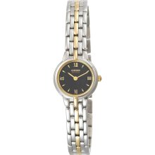 Citizen (Display Mod Eco-Drive Silhouette Two-Tone Ladies Watch Citizen (Display Mod Eco-Drive Silhouette Two-Tone Ladies Watch