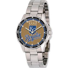 Coach Kansas City Royals Watch w/ Stainless Steel Band - MLB Officially Licensed