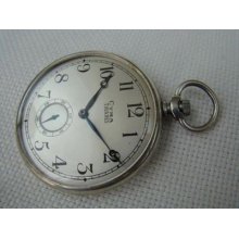 Collectable Cyma Tavannes Silver Pocket Watch