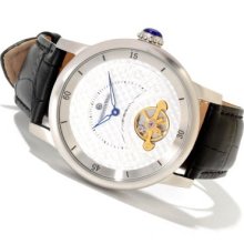 Constantin Weisz Men's Mechanical Leather Strap Watch w/ 10-Slot Watch Box