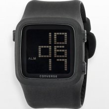 Converse Scoreboard Black Silicone Digital Chronograph Watch -